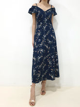 Floral Print Maxi - Navy (Non-returnable) - Ferlicious
